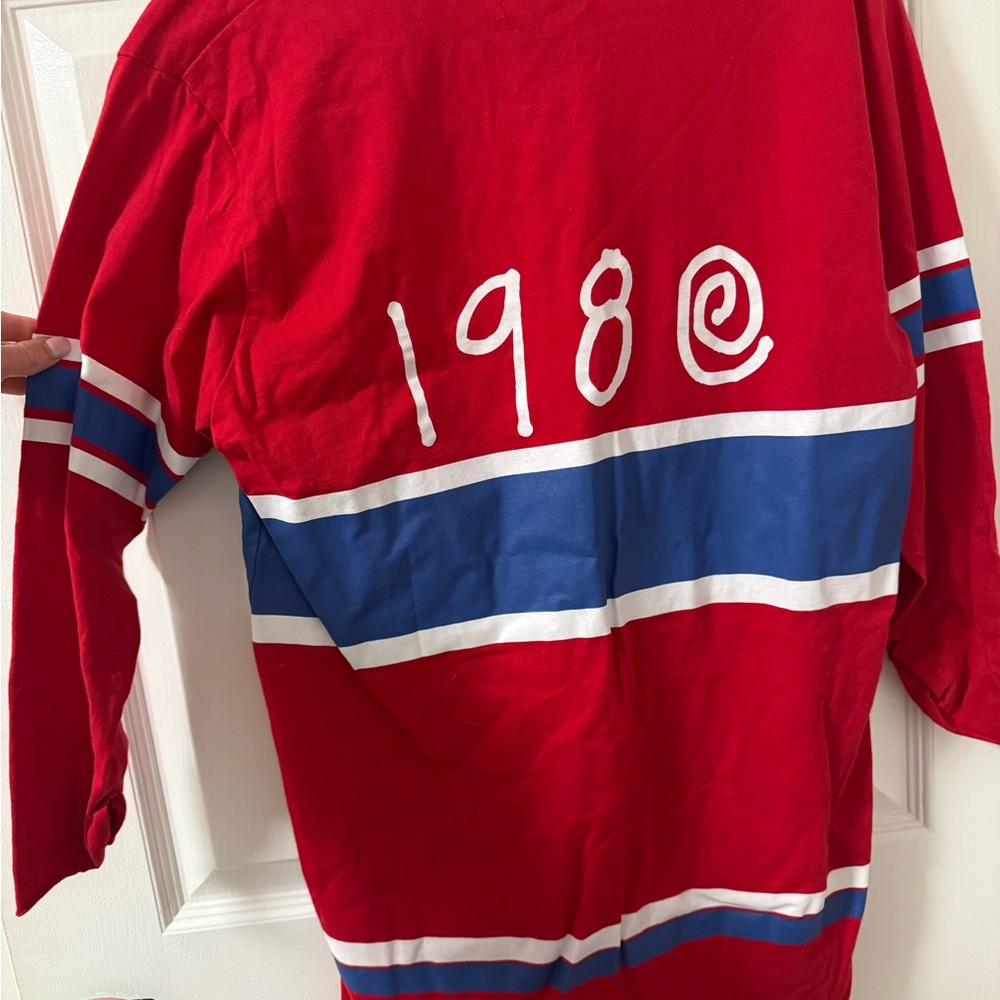 Stussy Red and Blue Women's Dress - Picture 2 of 2